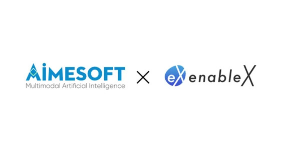 enableX、AimesoftとAI社会実装・顧客サービス提供に関する共同スキームのアライアンス締結